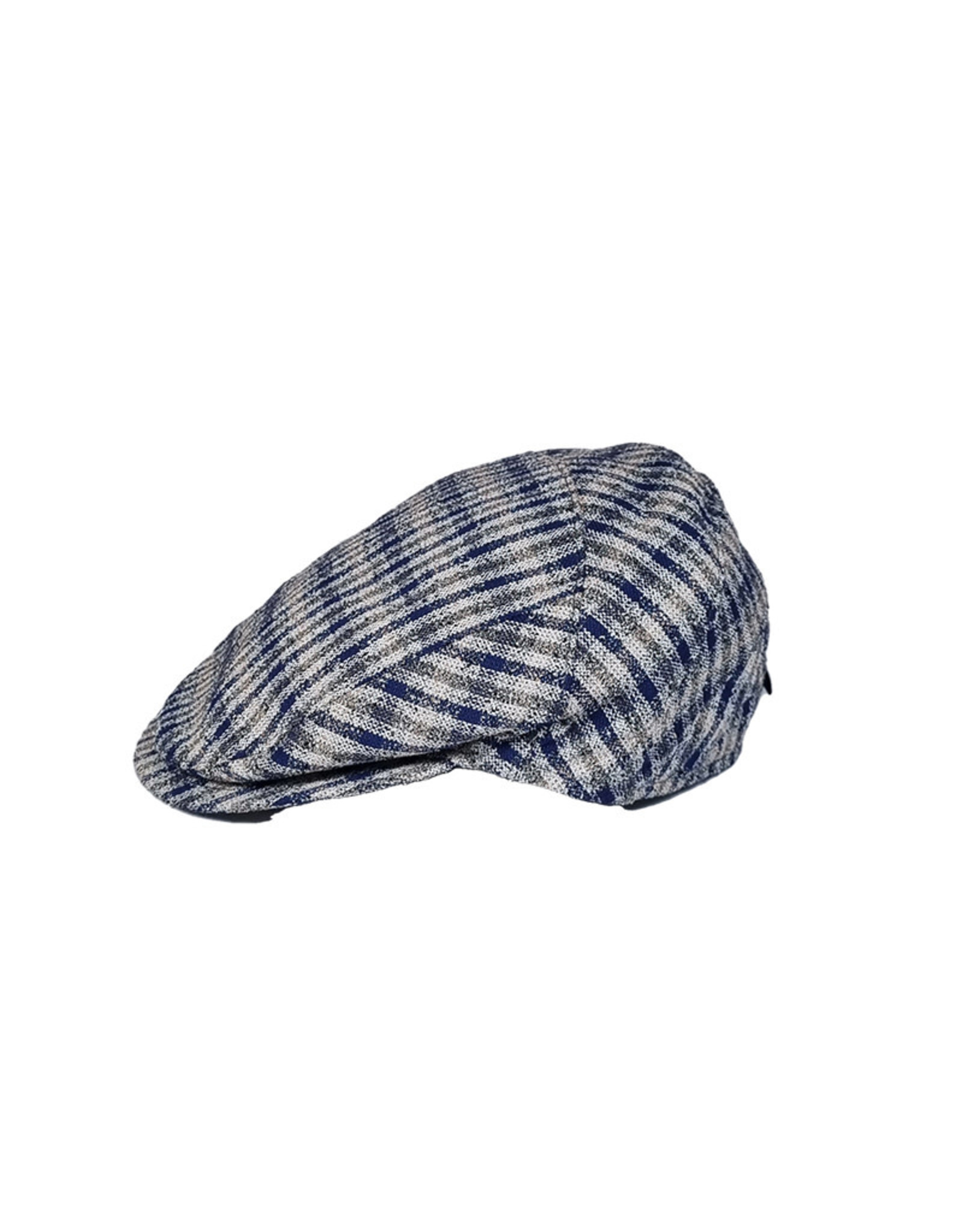 Borsalino Borsalino cap blue check Fantasia