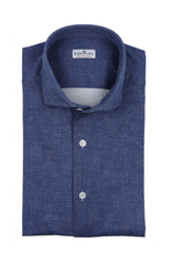 Sonrisa Sonrisa shirt blue semi-slim J134/02