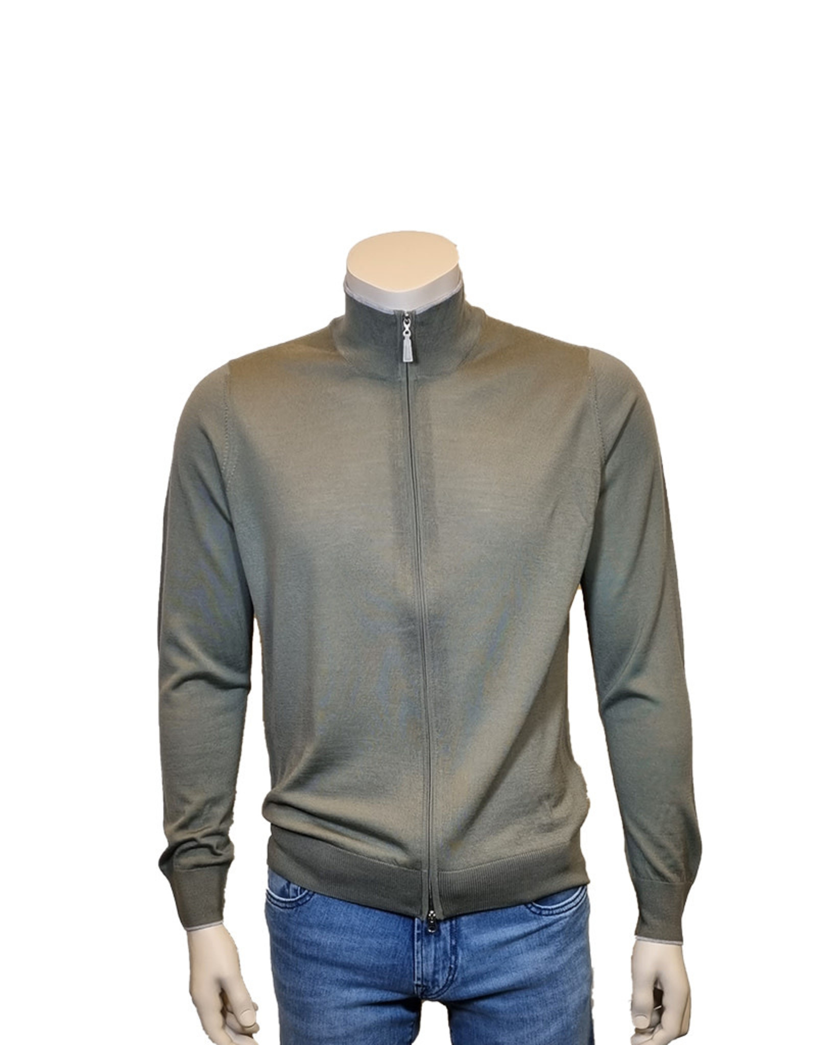 Gran Sasso Sandmore's cardigan groen 14794/456 M:45144