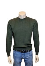 Gran Sasso Sandmore's pull O-hals groen 14275/499 M:57147