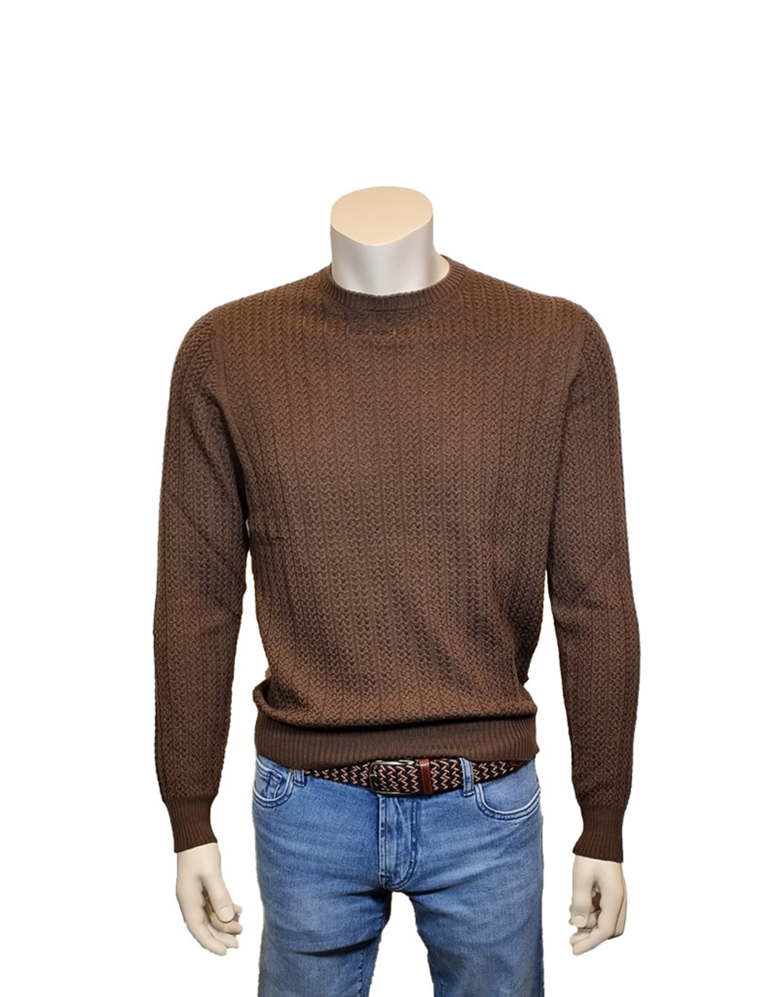 Gran Sasso Sandmore's sweater crew neck brown