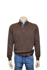 Gran Sasso Sandmore's mock sweater brown