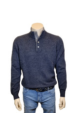 Gran Sasso Sandmore's mock sweater blue