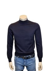 Gran Sasso Sandmore's mock sweater navy 14290/598 M:55108