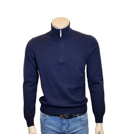 Gran Sasso Sandmore's sweater mock neck navy