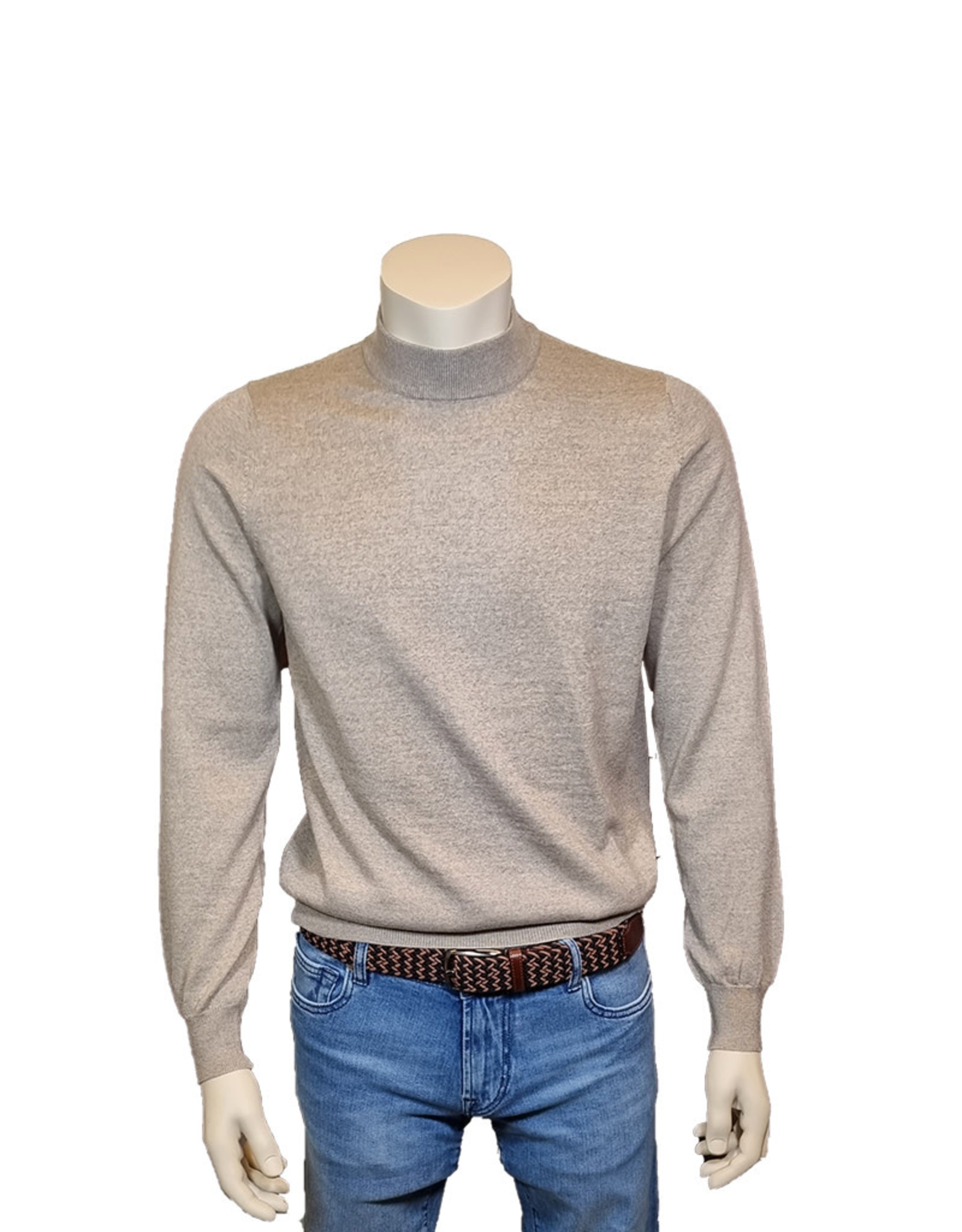 Gran Sasso Sandmore's mock sweater beige 14290/018 M:55108