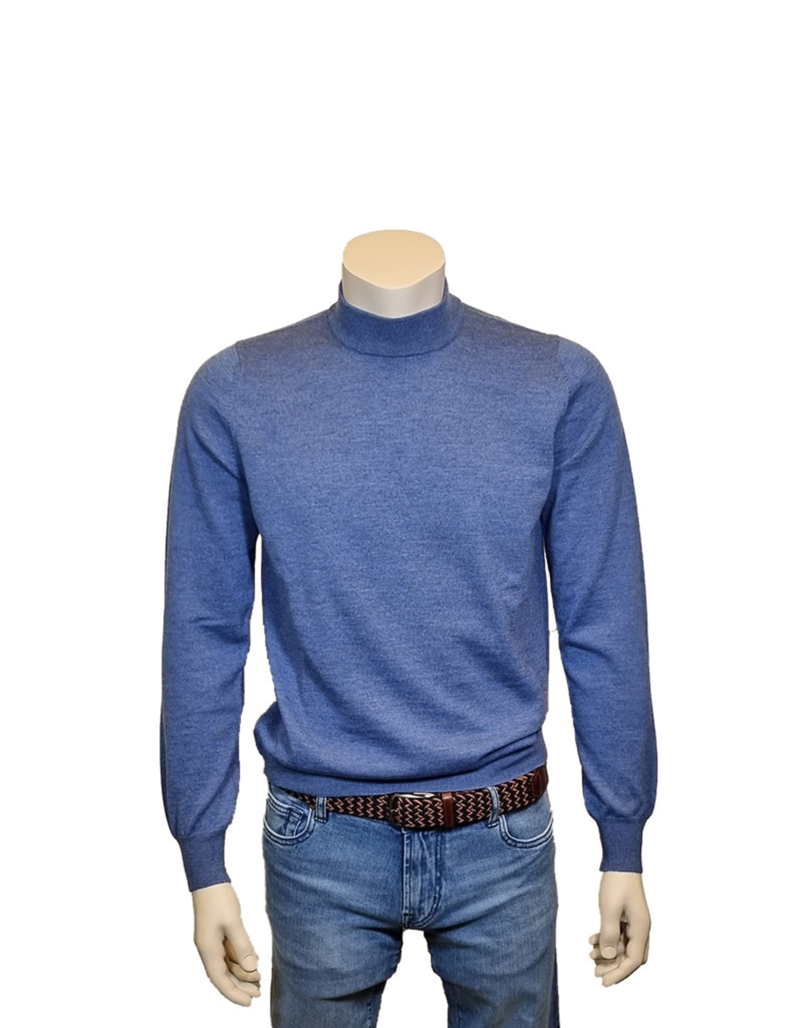 Gran Sasso Sandmore's mock sweater light blue 14290/538 M:55108