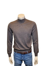 Gran Sasso Sandmore's mock sweater brown 14290/046 M:55108