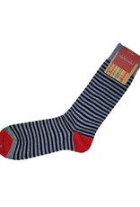 Marcoliani Marcoliani socks denim blue easy stripe