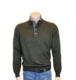 Gran Sasso Sandmore's mock sweater green