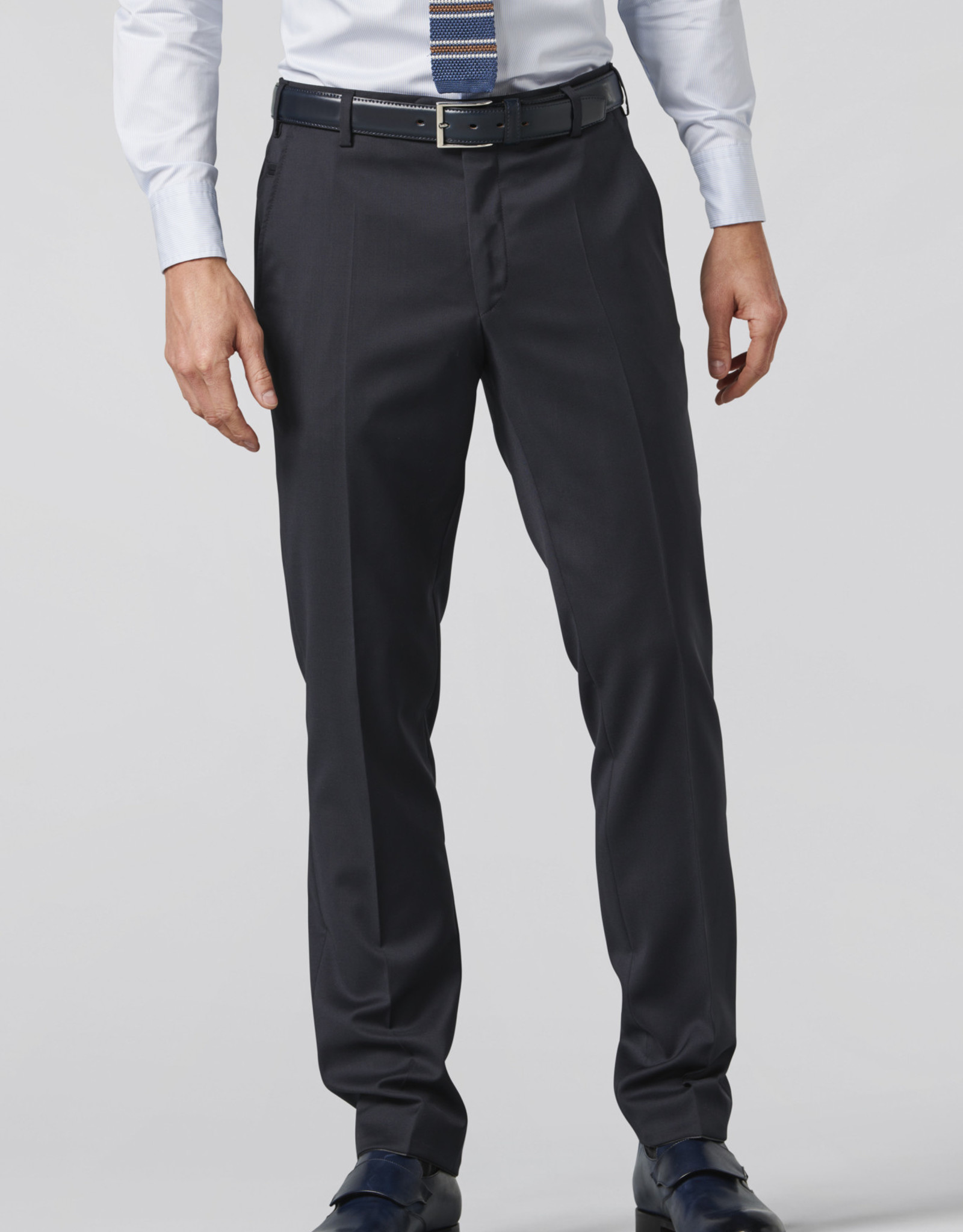 Meyer Exclusive Meyer Exclusive trousers wool blue Bonn