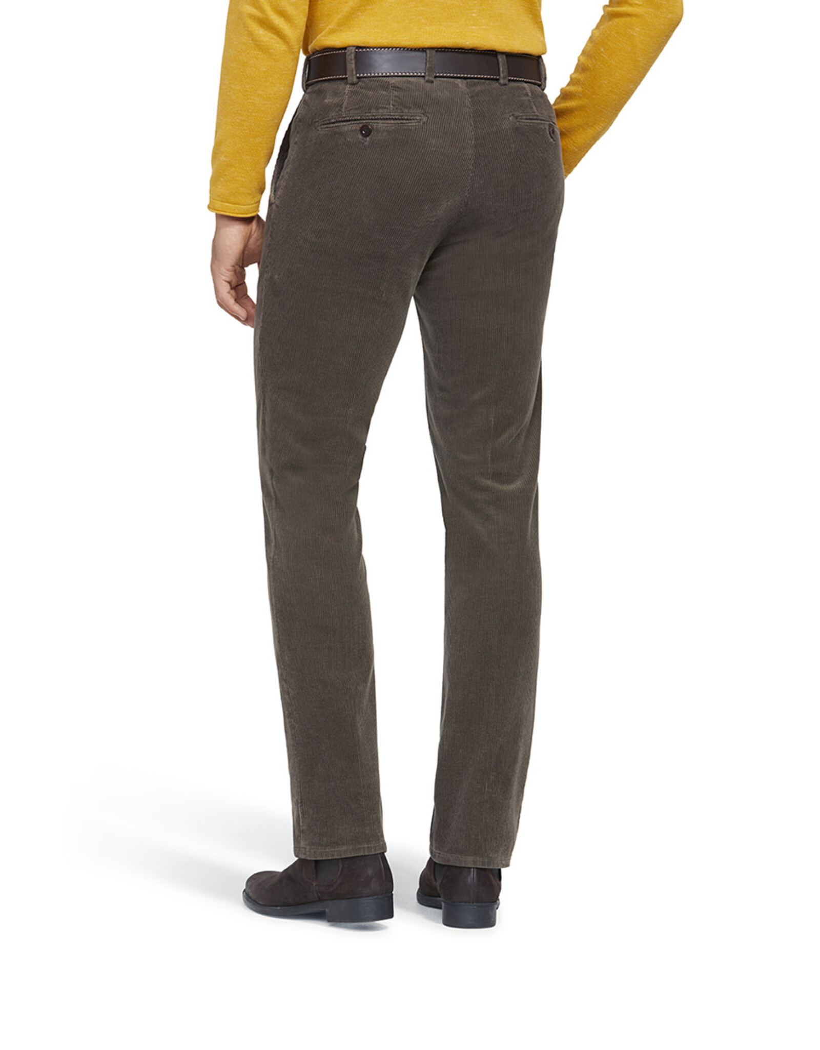 Meyer Exclusive Meyer Exclusive broek ribfluweel caffè latte Bonn 8534/34