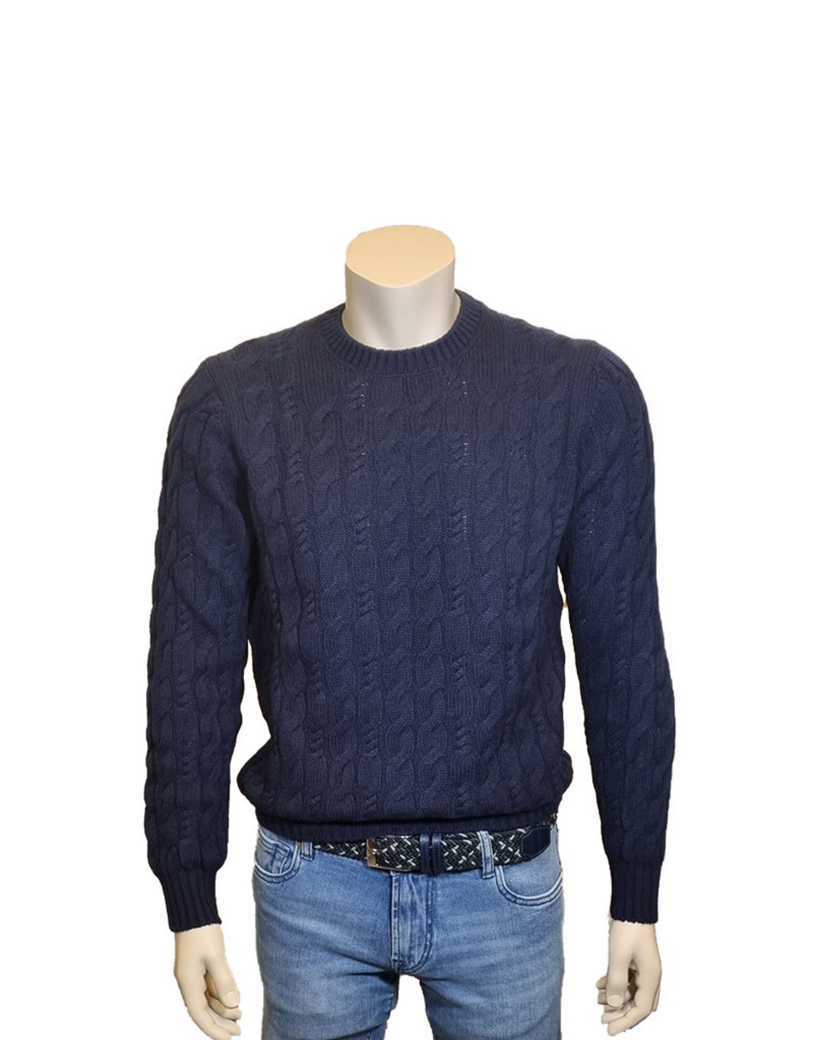 Gran Sasso Sandmore's sweater crew neck navy