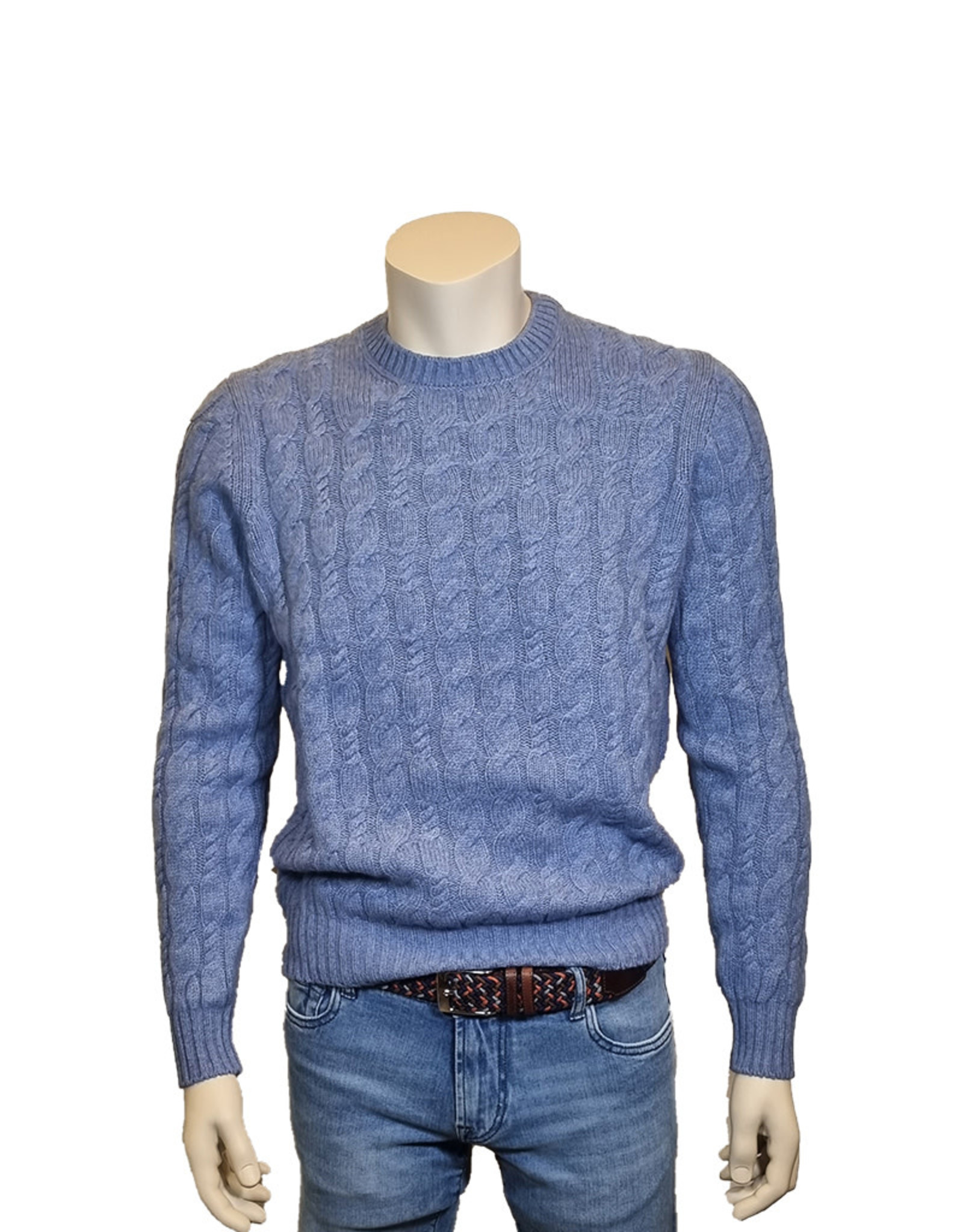 Gran Sasso Sandmore's sweater crew neck light blue