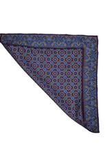 Calabrese Calabrese pocket square paisley purple