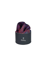 Calabrese Calabrese pocket square paisley blue
