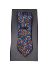 Calabrese Calabrese das blauw paisley 2000713/001