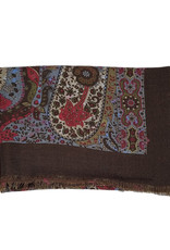 Calabrese Calabrese scarf brown fantasy