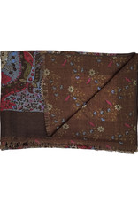 Calabrese Calabrese scarf brown fantasy