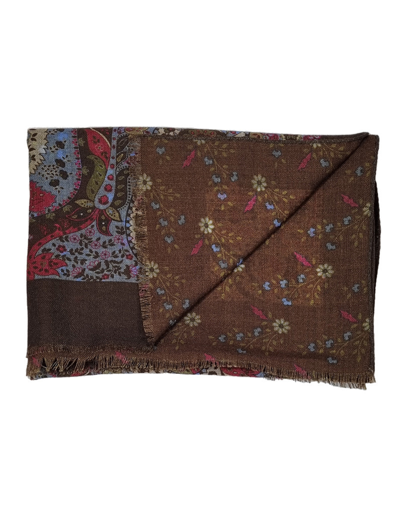 Calabrese Calabrese scarf brown fantasy