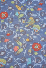 Calabrese Calabrese scarf blue floral