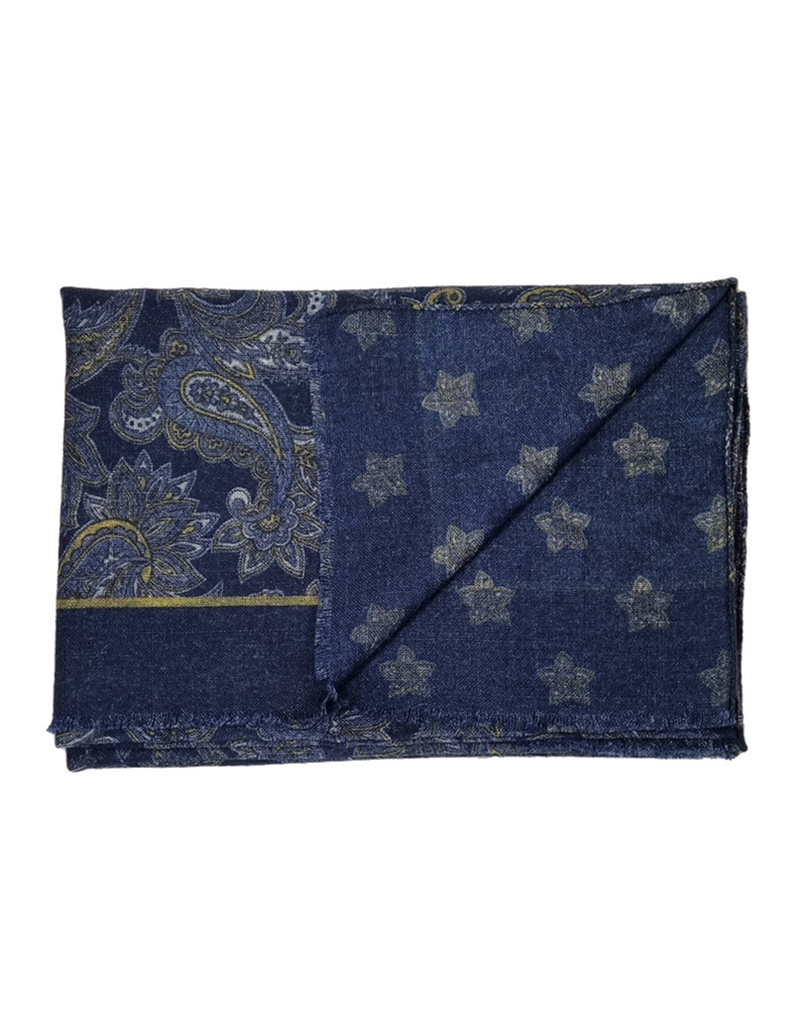 Calabrese Calabrese scarf blue paisley