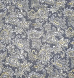 Calabrese Calabrese sjaal blauw paisley
