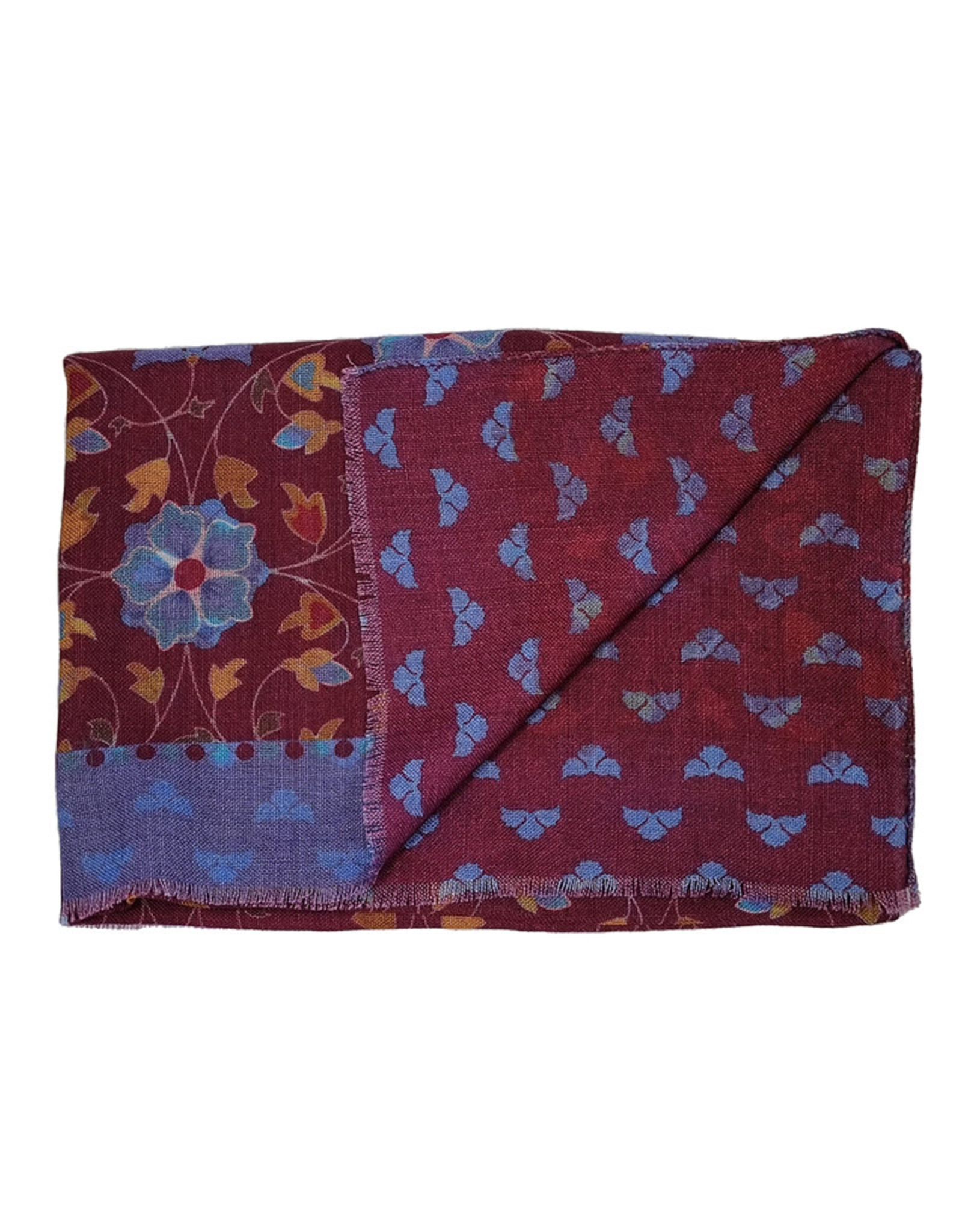 Calabrese Calabrese scarf red-orange floral