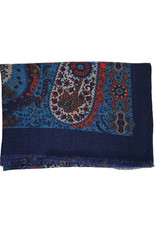 Calabrese Calabrese scarf blue fantasy