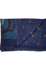 Calabrese Calabrese scarf blue fantasy