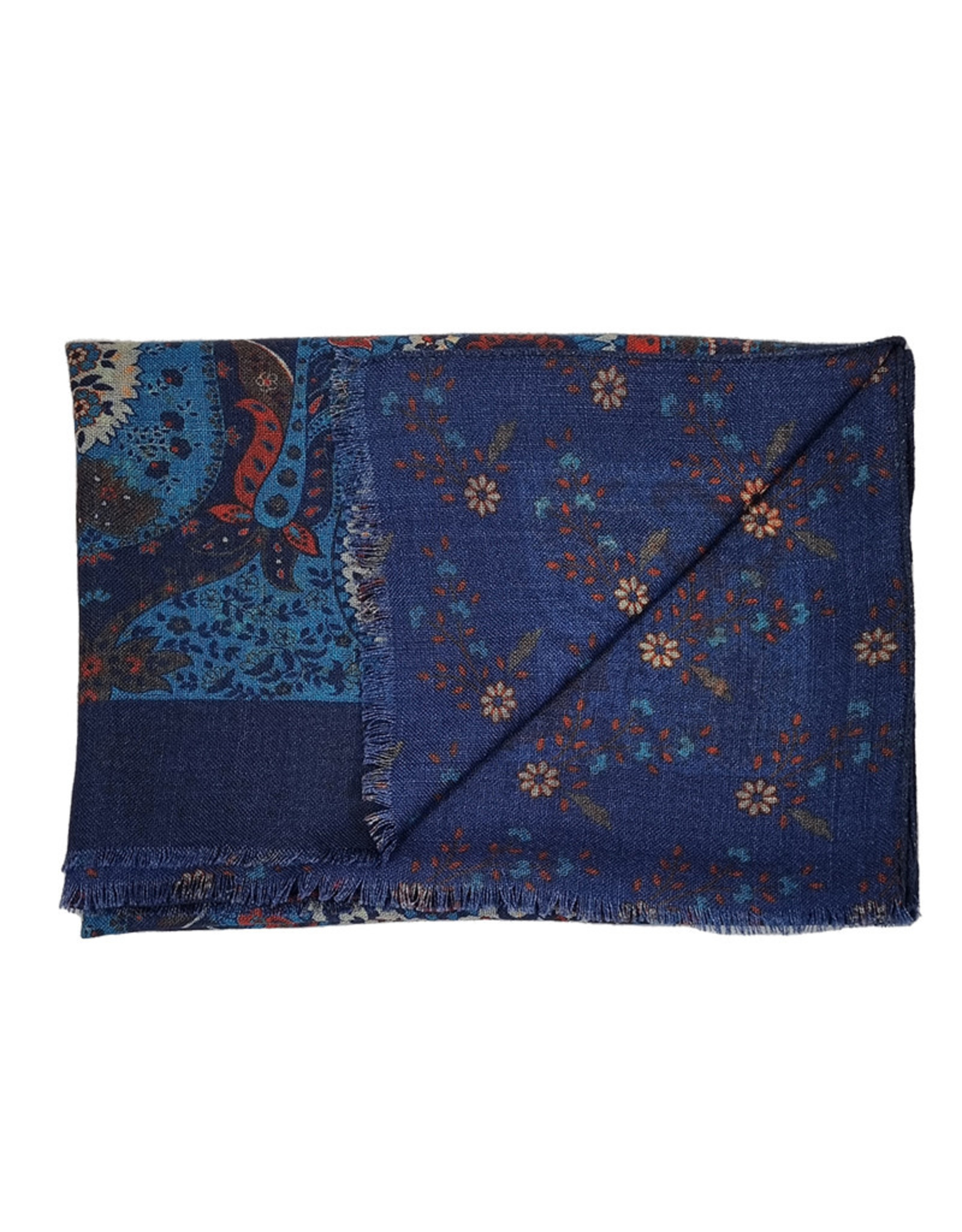 Calabrese Calabrese scarf blue fantasy