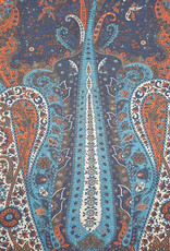 Calabrese Calabrese scarf blue fantasy