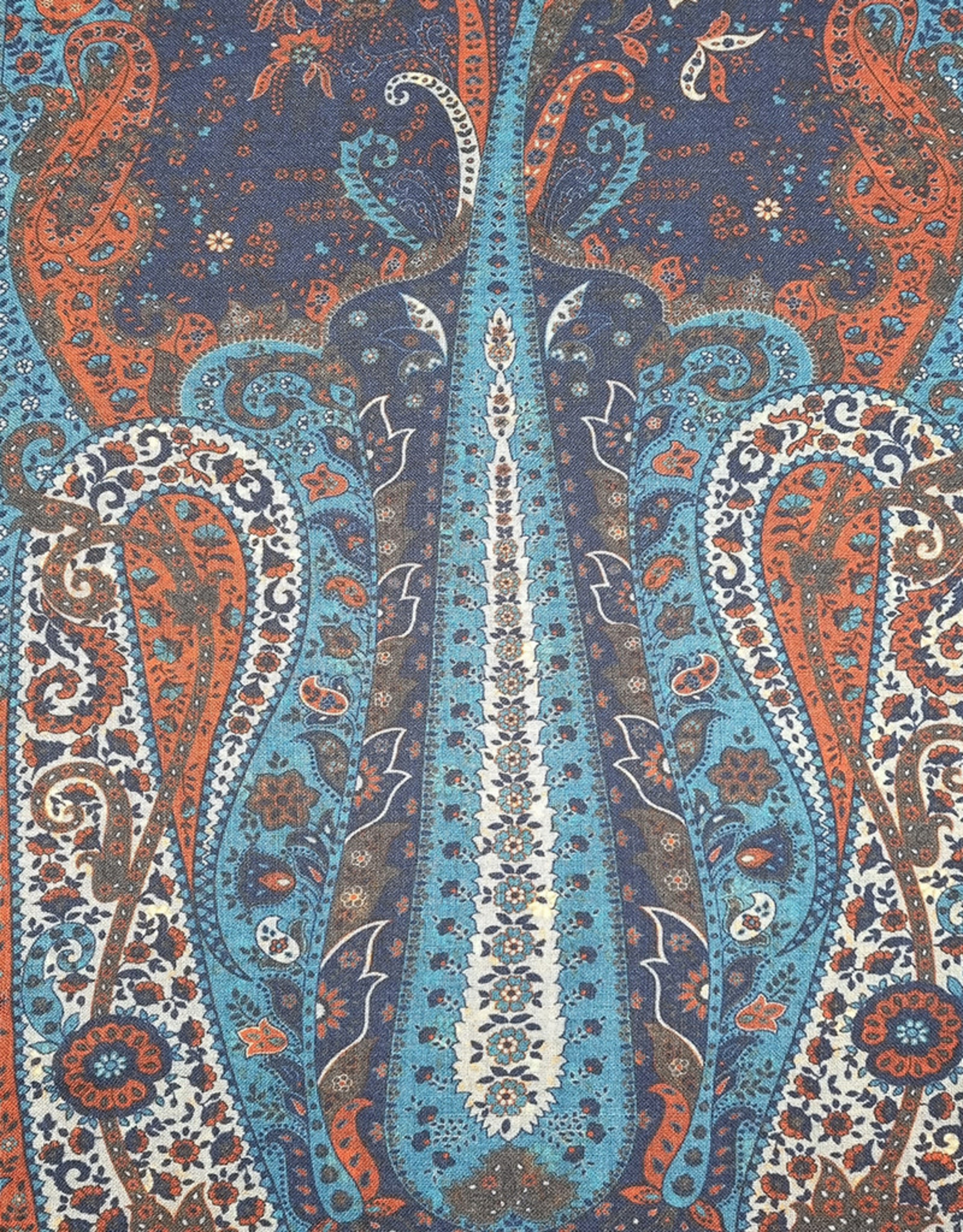 Calabrese Calabrese scarf blue fantasy