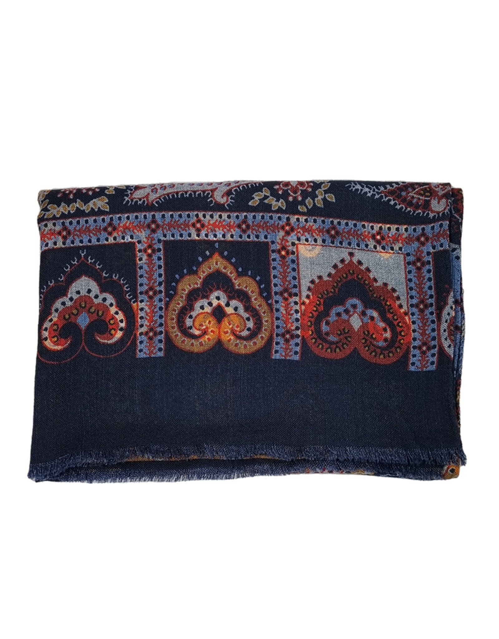 Calabrese Calabrese scarf blue-orange