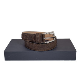 Belts+ Belts+ riem leder bruin Bollicine