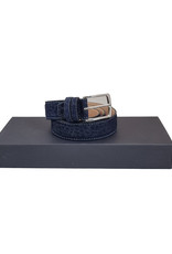Belts+ Belts+ riem leder blauw Bollicine 22072/690