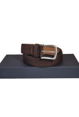 Belts+ Belts+ riem leder bruin Yuta 22434/412