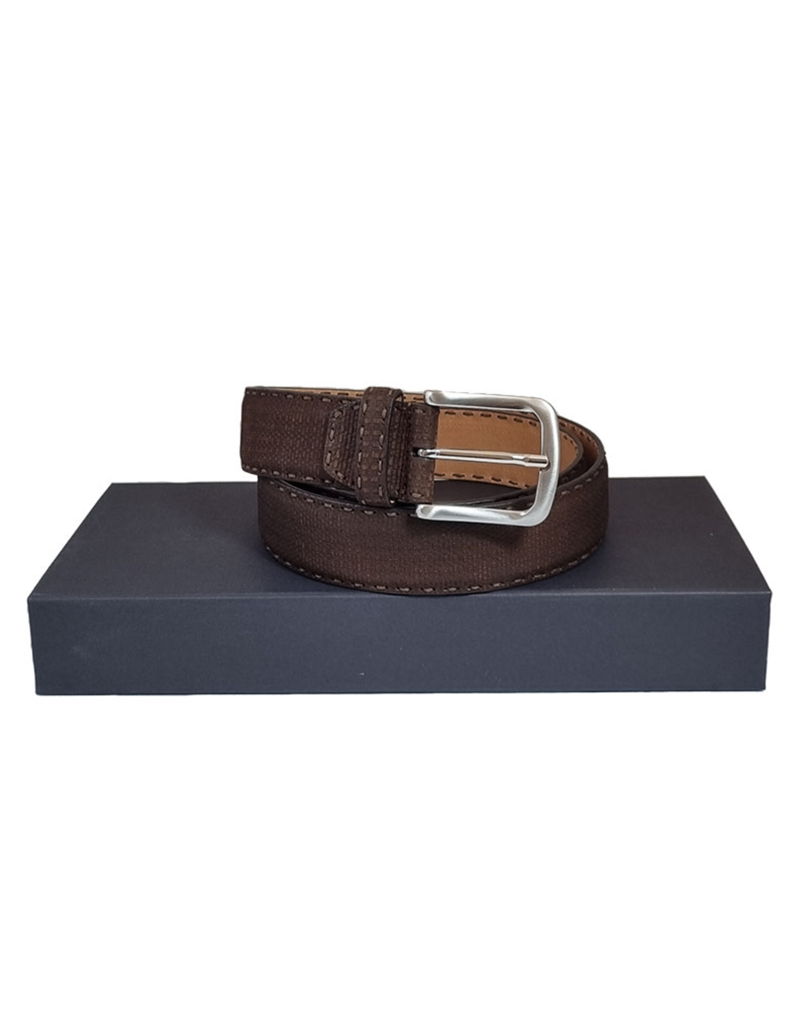 Belts+ Belts+ riem leder bruin Yuta 22434/412