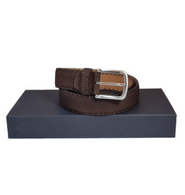 Belts+ Belts+ riem leder bruin Yuta