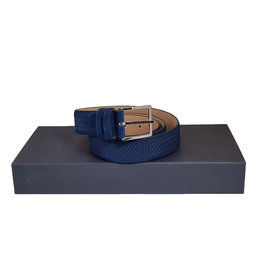 Belts+ Belts+ riem leder blauw Spaccato-Oliver