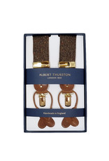 Albert Thurston Albert Thurston suspenders tweed brown