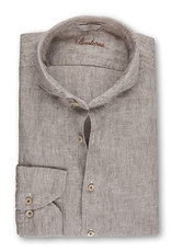 Stenströms Stenströms shirt beige linen Slimline