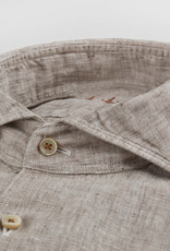 Stenströms Stenströms shirt beige linen Slimline