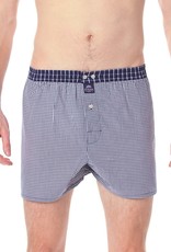 Mc Alson Mc Alson boxer shorts gingham navy blue