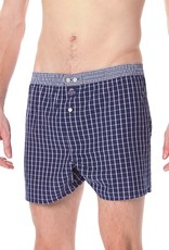 Mc Alson Mc Alson boxershort ruit blauw M0220