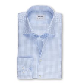 Stenströms Stenströms shirt white-blue check Slimline