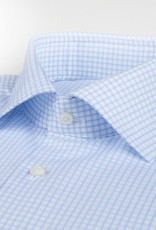 Stenströms Stenströms shirt white-blue check Slimline 702361-5290/103