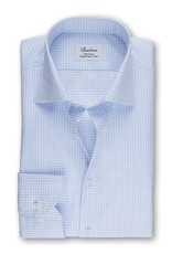 Stenströms Stenströms shirt white-blue check Fitted body