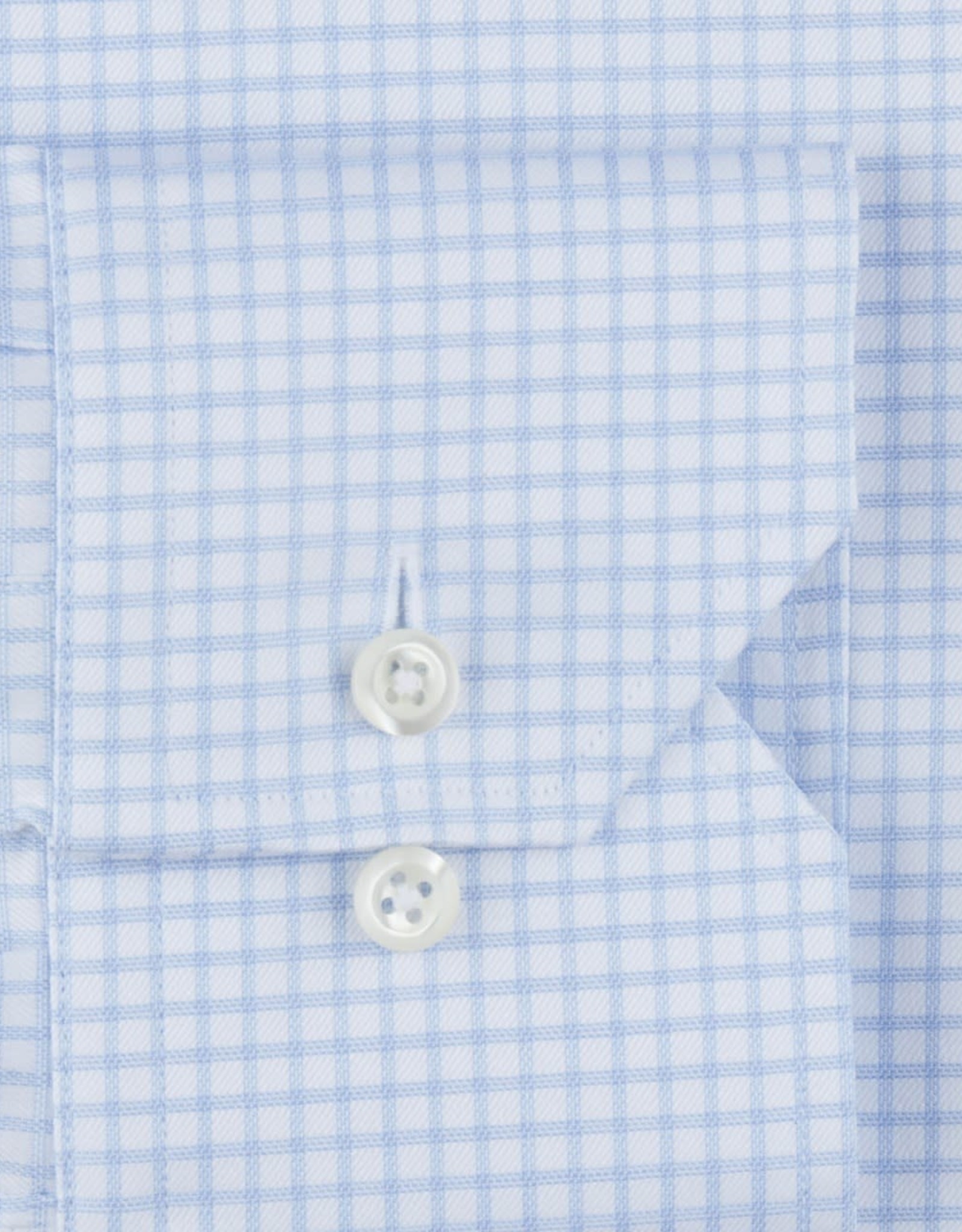 Stenströms Stenströms shirt white-blue check Fitted body