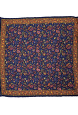 Calabrese Calabrese pocket square flowers blue